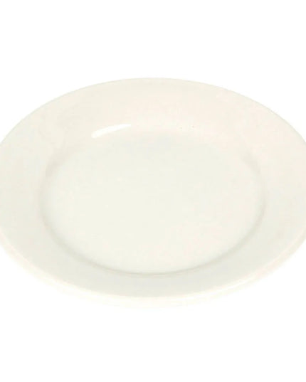 Đĩa Tròn Libbey PWC-31 15.9 cm Mép Cuộn - Gốm Sứ, Princess White