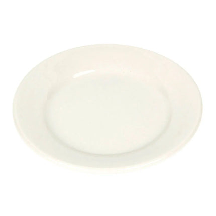 Đĩa Tròn Libbey PWC-31 15.9 cm Mép Cuộn - Gốm Sứ, Princess White