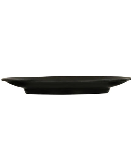 Đĩa Tròn Melamine Cal-Mil 24031-9-13 Hand Thrown 22.9 cm Màu Đen