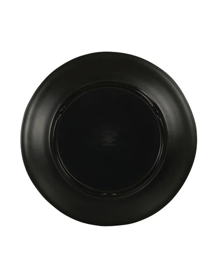 Đĩa Tròn Melamine Cal-Mil 24031-9-13 Hand Thrown 22.9 cm Màu Đen