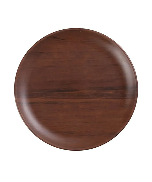 Đĩa Tròn Melamine Yanco WL-111 27.9 cm Vân Gỗ