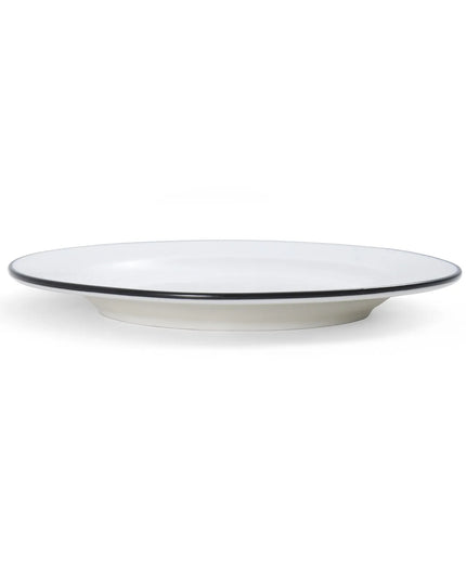 Đĩa Tròn Mikasa Hospitality Bistro 17.8 cm - Sứ, Màu Black Pinstripe (5260366)