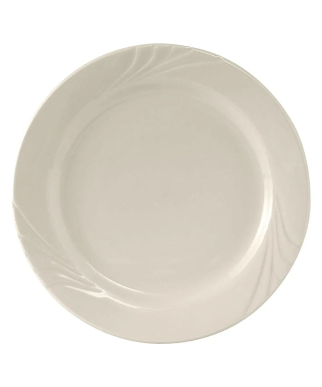 Đĩa Tròn Monterey Tuxton YEA-096 24.8 cm - Gốm, Màu American White
