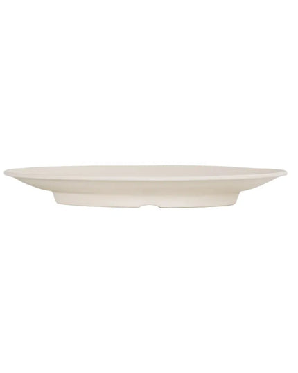 Đĩa Tròn Nhựa Melamine Cal-Mil 24031-11-103 Hand Thrown 27.9cm, Ivory