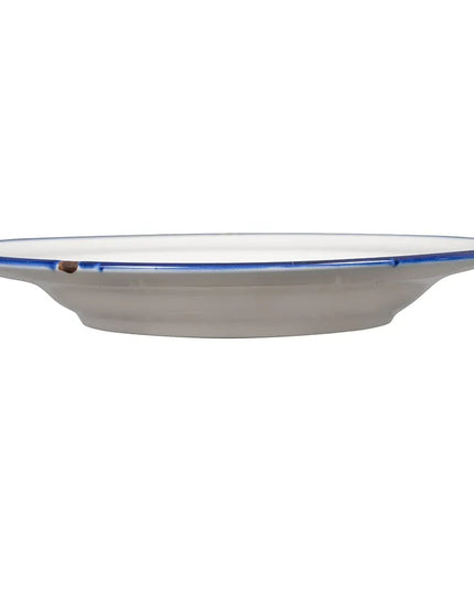 Đĩa Tròn Oneida Tin Tin™ 21 cm - Sứ Porcelain, Trắng Xanh (L2105008133)