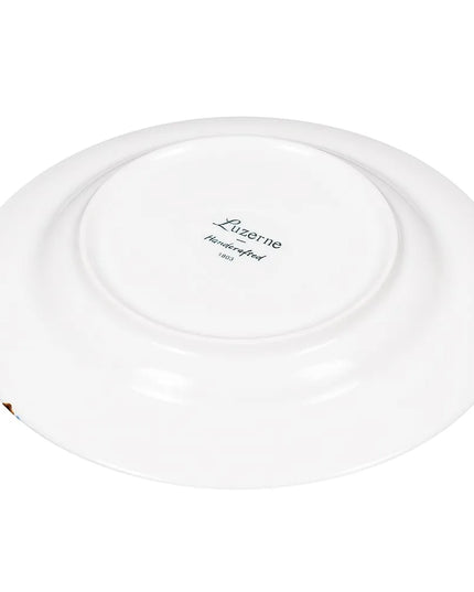 Đĩa Tròn Oneida Tin Tin™ 21 cm - Sứ Porcelain, Trắng Xanh (L2105008133)