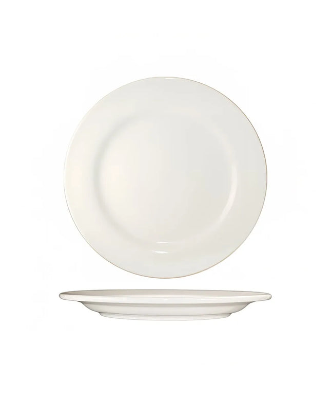 Đĩa Tròn Roma™ ITI, 26 cm, Gốm, Màu American White (RO-16)