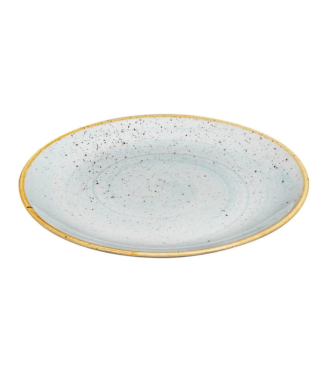 Đĩa Tròn Stonecast Churchill 26cm - Gốm, Xanh Vỏ Trứng Vịt (SDESEV101)
