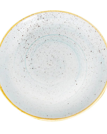 Đĩa Tròn Stonecast Churchill 26cm - Gốm, Xanh Vỏ Trứng Vịt (SDESEV101)