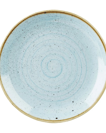 Đĩa Tròn Stonecast Churchill 26cm - Gốm, Xanh Vỏ Trứng Vịt (SDESEV101)