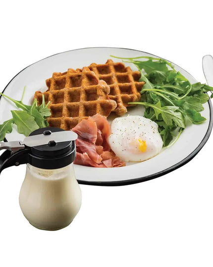 Đĩa Tròn Tablecraft 80019 25.4 cm Tráng Men - Sứ, Màu Trắng Kem