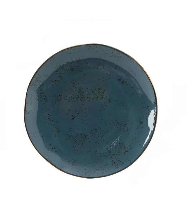 Đĩa Tròn Tuxton GGE-002 16.5cm Dòng Artisan Geode - Sứ, Màu Azure