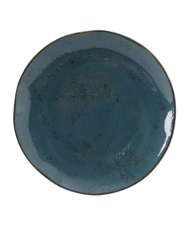 Đĩa Tròn Tuxton GGE-008 29.5cm Dòng Artisan Geode - Sứ, Màu Azure