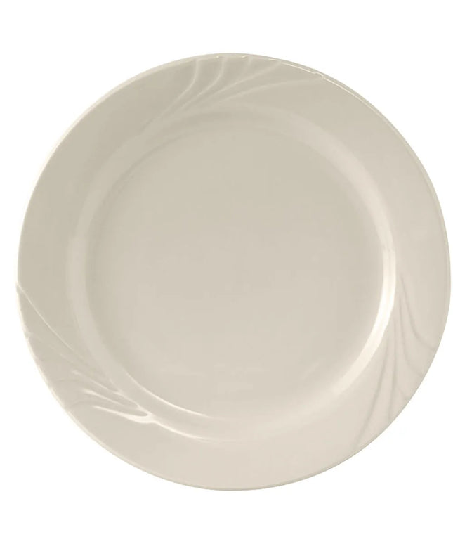 Đĩa Tròn Tuxton YEA-120 Monterey 30.5 cm - Gốm, Màu American White/Eggshell