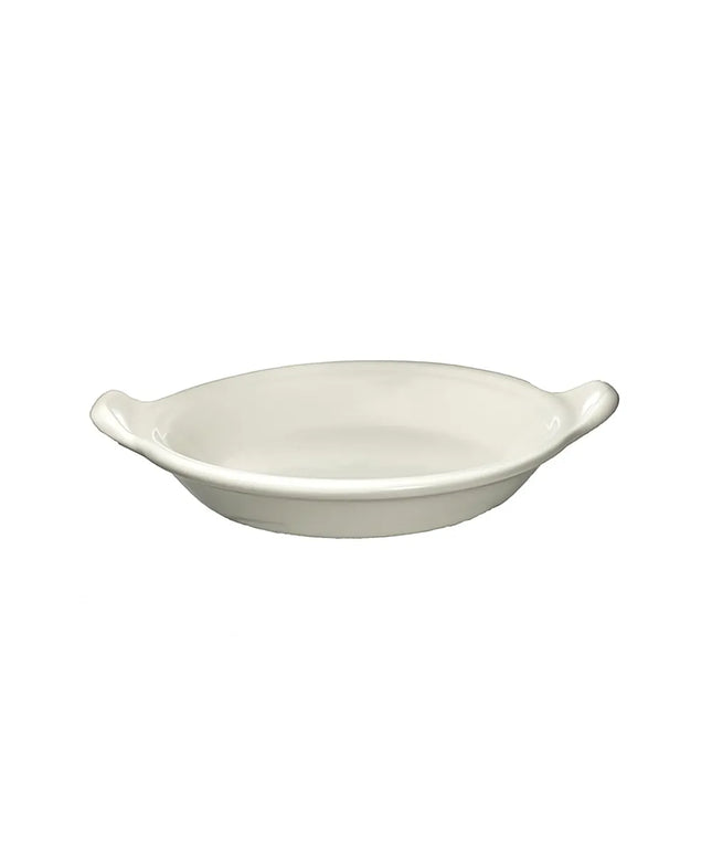 Đĩa Trứng Au Gratin ITI SEGG-655 Hình Oval 296 ml - Gốm Trắng American White