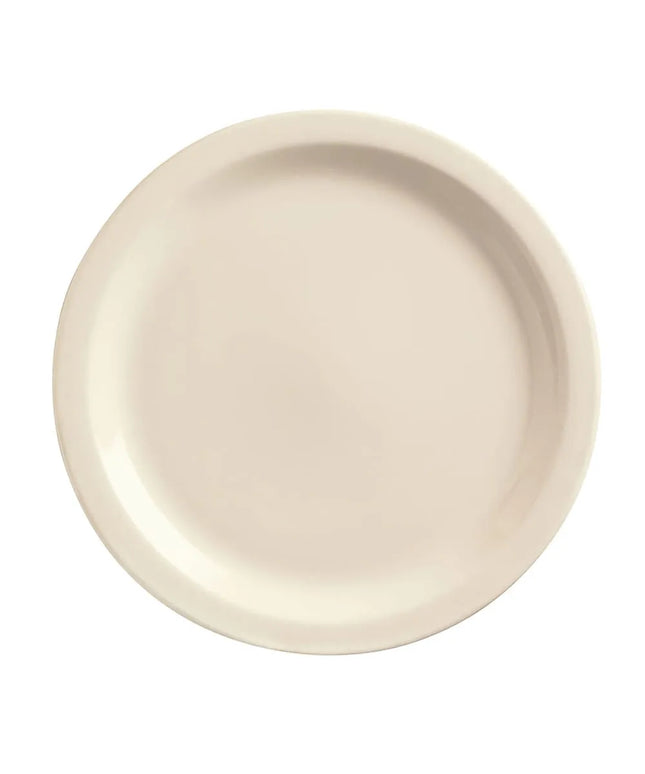 Đĩa Viền Hẹp Tròn Libbey NR-9 24.1 cm - Gốm Sứ, Kingsmen White