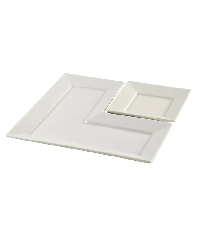 Đĩa Vuông 10 Strawberry Street WTR-5FTDSQ 13.3 cm - Sứ, Trắng