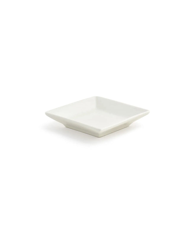 Đĩa Vuông Catalyst®Kyoto® Front of the House 8.9cm - Sứ, Trắng (DAP039BEP23)