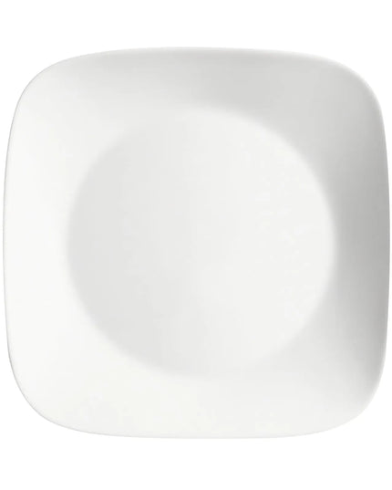 Đĩa Vuông Corelle 1151634 Essentials 16.5cm - Thủy Tinh Vitrelle®, Trắng Sáng