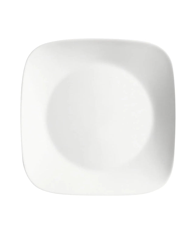 Đĩa Vuông Corelle 1151634 Essentials 16.5cm - Thủy Tinh Vitrelle®, Trắng Sáng