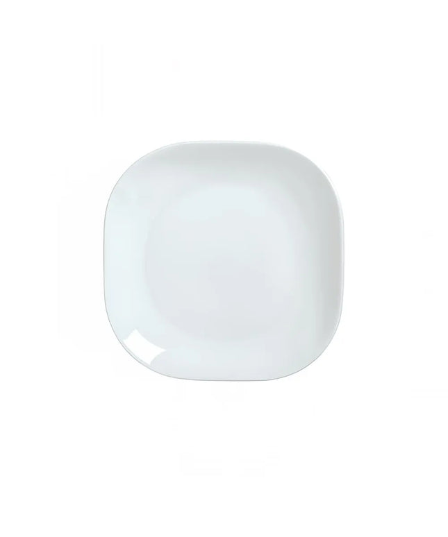 Đĩa Vuông Coupe Libbey 911194420 20.3 cm - Họa Tiết Reflections, Thân Alumawhite