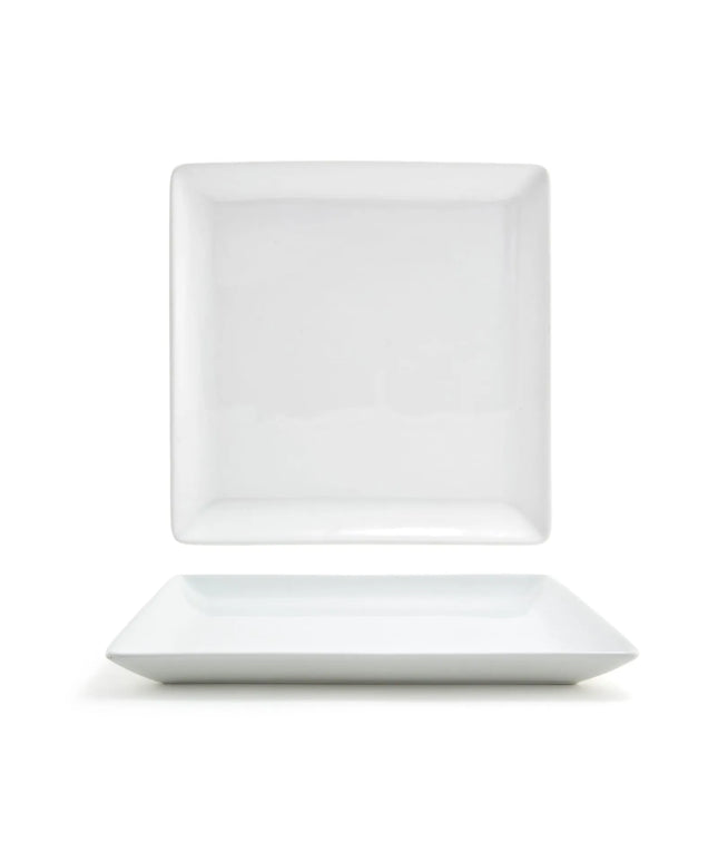 Đĩa Vuông Front Of The House 25.4 cm Mod® - Sứ Porcelain, Trắng (DDP022WHP23)