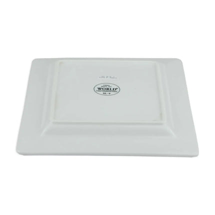 Đĩa Vuông Libbey SL-9 Sứ 22.9 cm, Porcelana, Slate