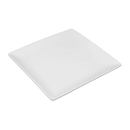Đĩa Vuông Libbey SL-9C Slate Coupe 23.5 cm - Màu Trắng Siêu Sáng, Porcelana