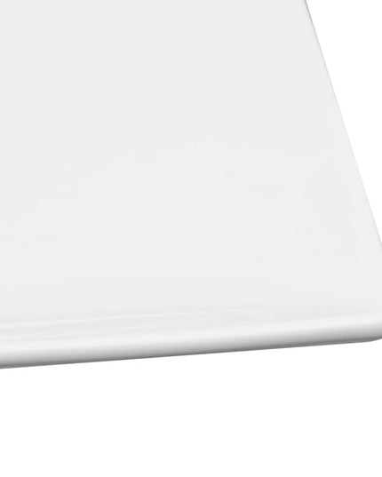 Đĩa Vuông Libbey SL-9C Slate Coupe 23.5 cm - Màu Trắng Siêu Sáng, Porcelana