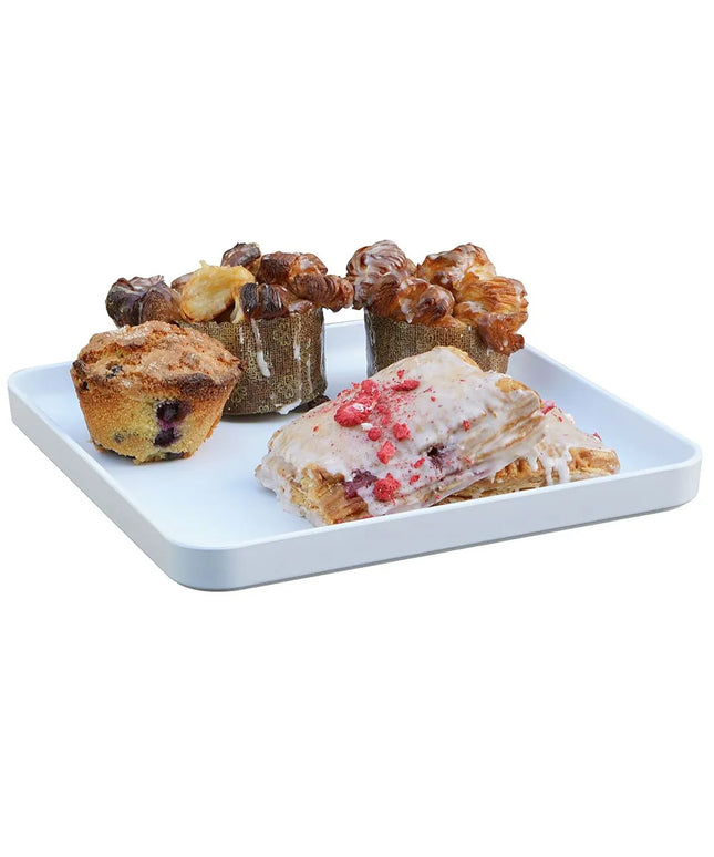 Đĩa Vuông Nhựa Melamine Cal-Mil 22025-11-15, 27.9 cm, Màu Trắng