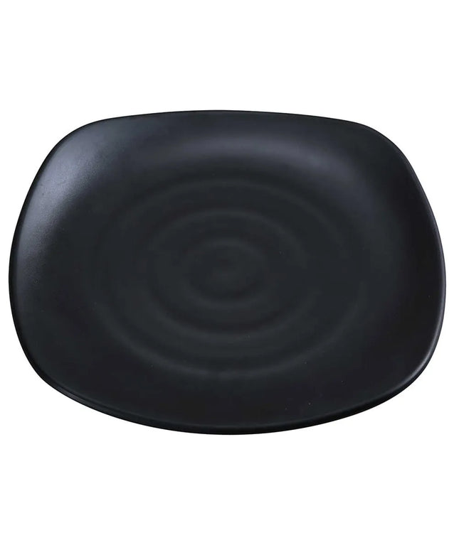 Đĩa Vuông Nhựa Melamine Yanco BP-1110 25.4cm, Màu Đen