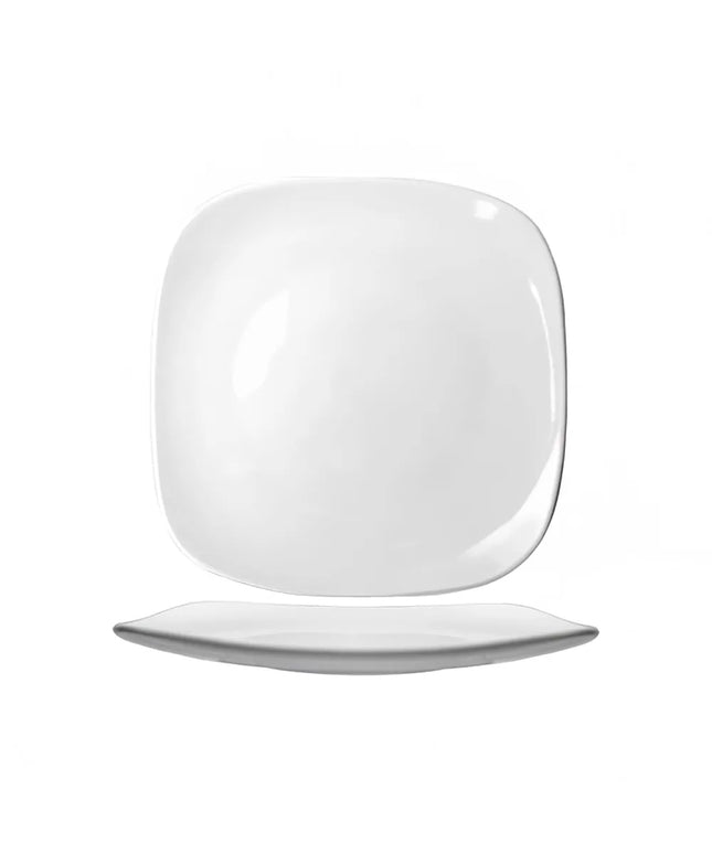Đĩa Vuông Quad™ ITI 24.8 cm - Sứ, European White (QP-9)