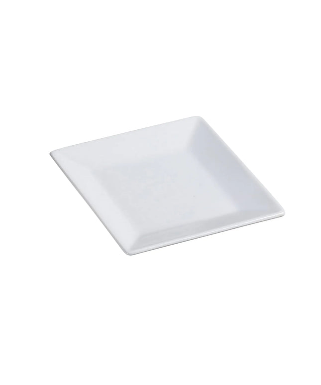 Đĩa Vuông Sứ Yanco ML-106 15.2 cm, Trắng Siêu Sáng