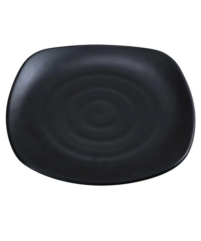 Đĩa Vuông Yanco BP-1111 Dòng Black Pearl 27.9 cm - Nhựa Melamine, Đen