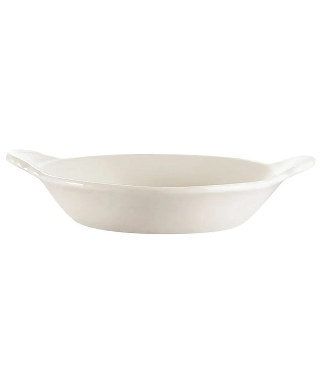 Đĩa Welsh Rarebit Oval CAC COA-12-W 355 ml - Gốm, Trắng American