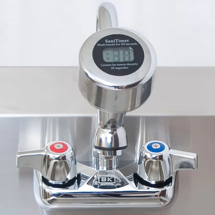 Đồng Hồ Hẹn Giờ Rửa Tay BK Resources ST-100 SaniTimer™ Đếm Ngược 30 Giây, Gắn Vòi Nước