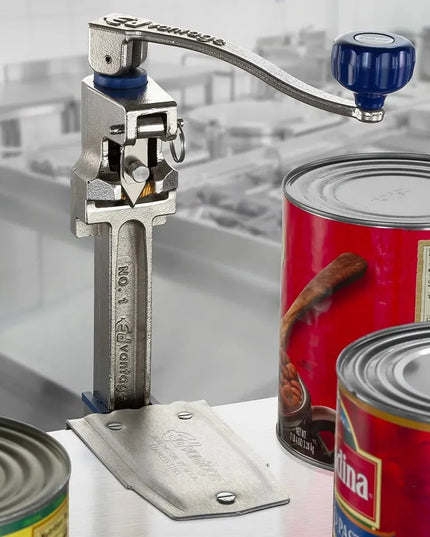 Dụng Cụ Mở Hộp Thủ Công Gắn Mặt Bàn Edlund EDV-1PB (10100) Đế Mạ Chrome, Inox