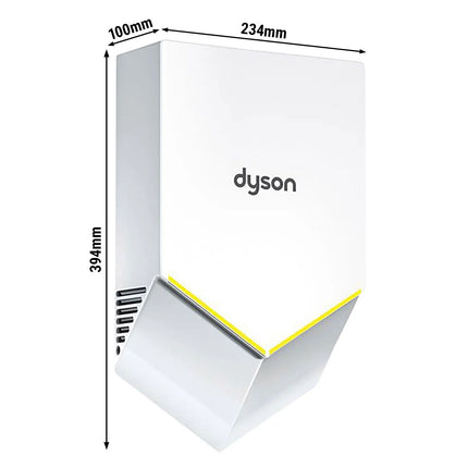Dyson Máy Sấy Tay Tự Động Airblade V - Trắng - 1kW - Khô Trong 12 Giây - 2x HEPA