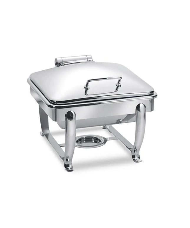 Eastern Tabletop 3914S 6 qt Square Induction Chafer w/ Hinged Lid, Stainless Steel