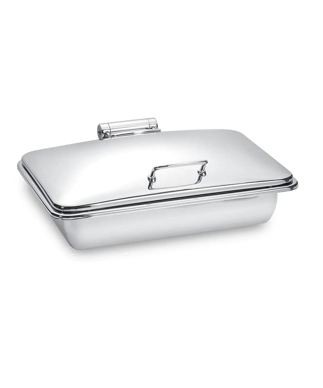Eastern Tabletop 3915 8 qt Rectangular Chafing Dish w/ Hinged Lid, Stainless Steel