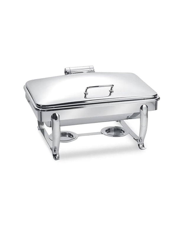 Eastern Tabletop 3915S 8 qt Rectangular Induction Chafer w/ Hinged Lid, Stainless Steel
