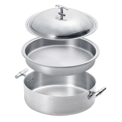 Eastern Tabletop 5904H 4 qt Round Induction Chafing Dish w/ Lift Off Lid, Stainless Steel