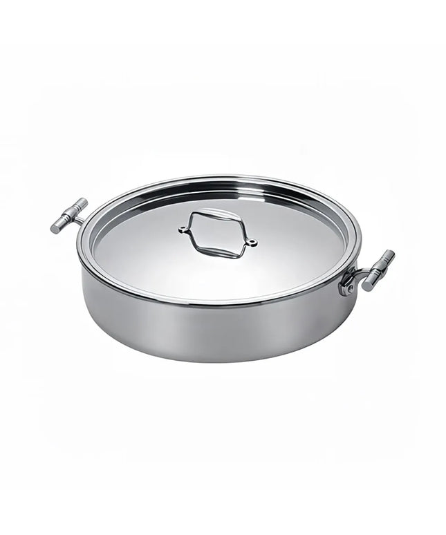 Eastern Tabletop 5924B 4 qt Round Induction Chafing Dish w/ Lift Off Lid, Stainless Steel