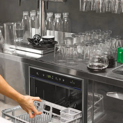 Electrolux Professional ELECTROLUX | Commercial Digital Glasswasher – 400 mm Basket-Drain Pump-Detergent/Rinse Aid Pumps