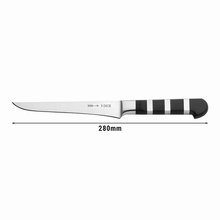 F. DICK | 1905 Boning Knife – 150 mm Blade - Black/Silver Handle