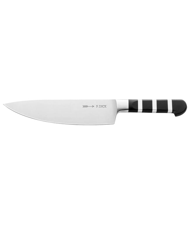 F. DICK | AJAX Chef's Knife – 1905 Collection - 21 cm Blade - German Steel - Black/Silver Handle