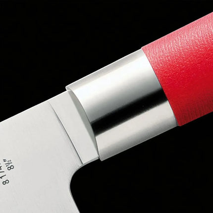 F. DICK | AJAX Chef's Knife – 200 mm Blade - Red Handle - Red Spirit - German Steel