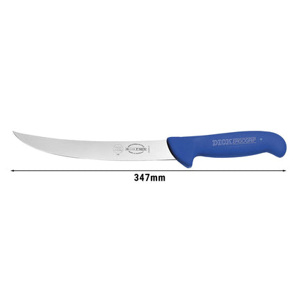 F. DICK| Carving knife ErgoGrip – 210 mm blade - Blue handle - Stainless steel