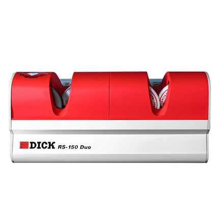 F. DICK | Commercial RS-150 Duo Electric Knife Sharpener – Diamond & Honing Wheels - Red - 75 W