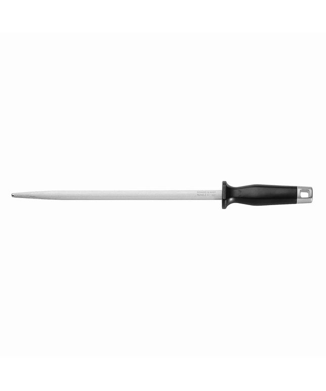 F. DICK | Cooking sharpening steel – Round - 300 mm (30.5 cm) - Black Handle
